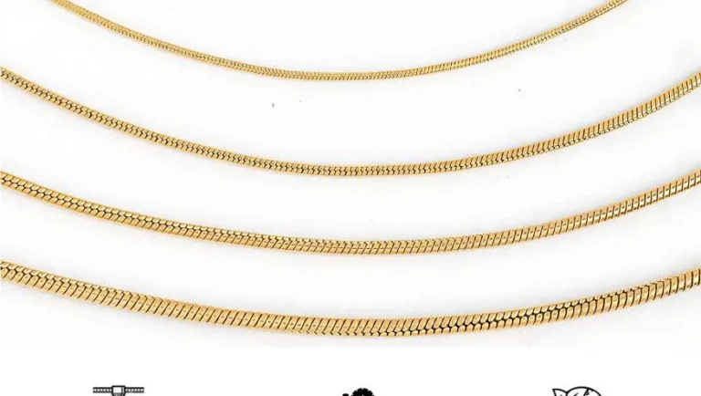 Gold hollow snake chain produced on a snake chain machine